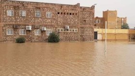 الهلال الأحمر يطلق قافلة لإغاثة 730 عائلة منكوبة بإليزي