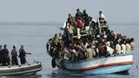 222 illegal immigrants arrived in the Italian Island of Lampeduza