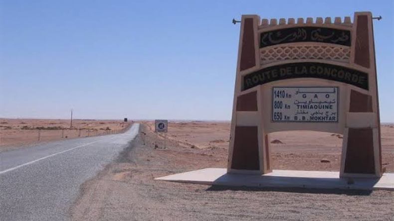 مشروع طريق رقان برج باجي مختار سيرى النور قريبا