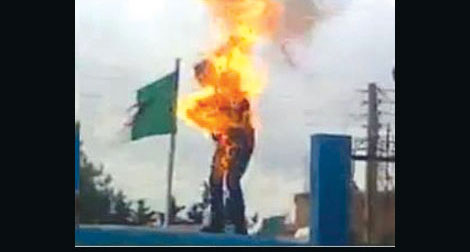 Khenchla:Un homme s’immole par le feu au sein d’un commissariat