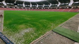 الملعب الجديد لِوهران يستفيد من أجهزة الإنارة