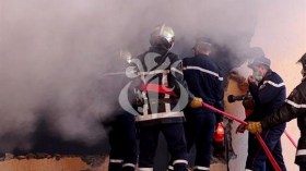 Batna: important incendie à l’unité de fabrication de jus et de conserves de Menaâ