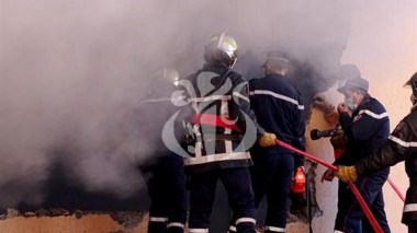 Batna: important incendie à l’unité de fabrication de jus et de conserves de Menaâ