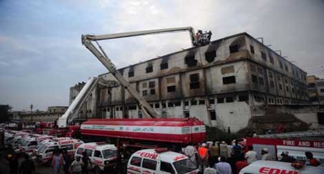 Pakistan : 110 morts dans l’incendie d’une usine à Karachi (nouveau bilan)