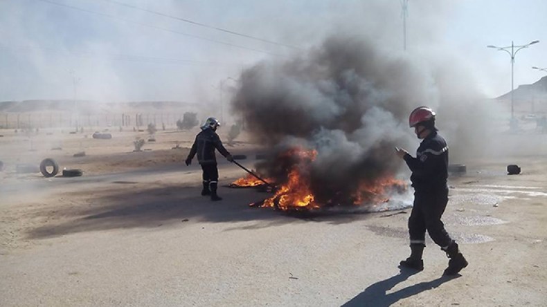 انفجار مهول كاد يسبب كارثة في شركة سوناطراك بحاسي مسعود