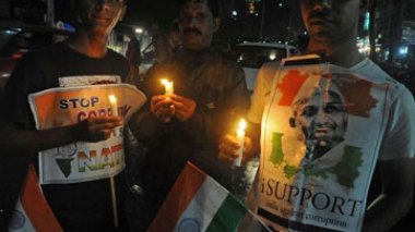 Inde: des dizaines de milliers de manifestants anticorruption à Delhi