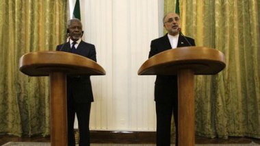 L'Iran demande à Annan d'empêcher la “contrebande” d'armes vers la Syrie