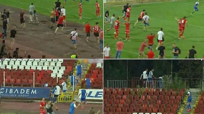 جماهير بلغارية تعتدي على لاعبي فريق إسرائيلي وتطردهم من الملعب