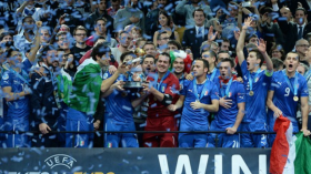 إيطاليا تتربع على عرش الكرة الأوروبية