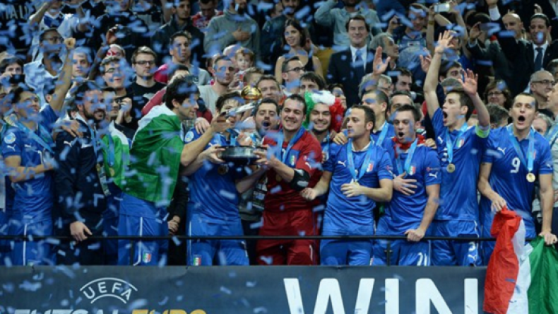 إيطاليا تتربع على عرش الكرة الأوروبية