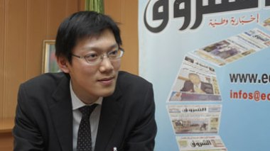 L'attaché culturel de l’ambassade du Japon nous rend visite