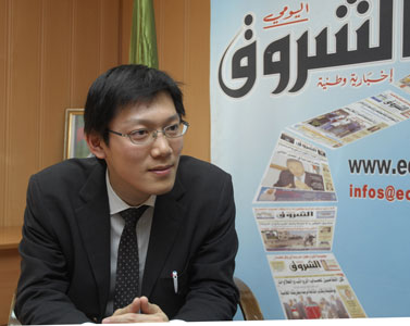 L'attaché culturel de l’ambassade du Japon nous rend visite