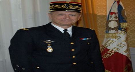 Le général-major Boustila reçoit son homologue français