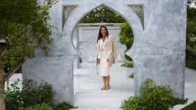 مصممة حدائق تعرض “جمال الإسلام” في معرض للزهور بلندن