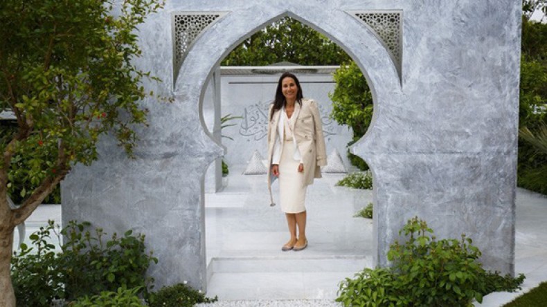 مصممة حدائق تعرض “جمال الإسلام” في معرض للزهور بلندن