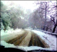 Snowfall: Several roads cut in Jijel