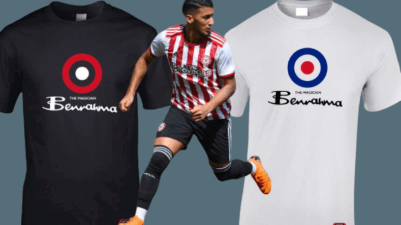 أقمصة في إنجلترا بِاسم “ميسي الجزائري”