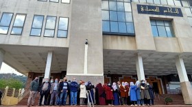 أمناء الضبط والأسلاك المشتركة يحتجون عبر الهيئات القضائية