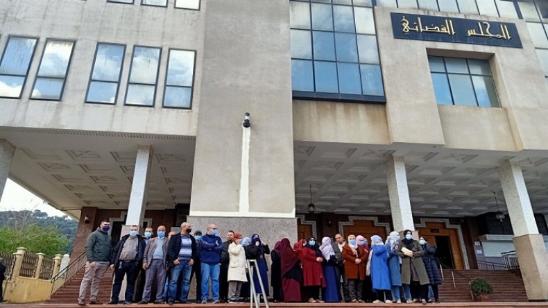 أمناء الضبط والأسلاك المشتركة يحتجون عبر الهيئات القضائية