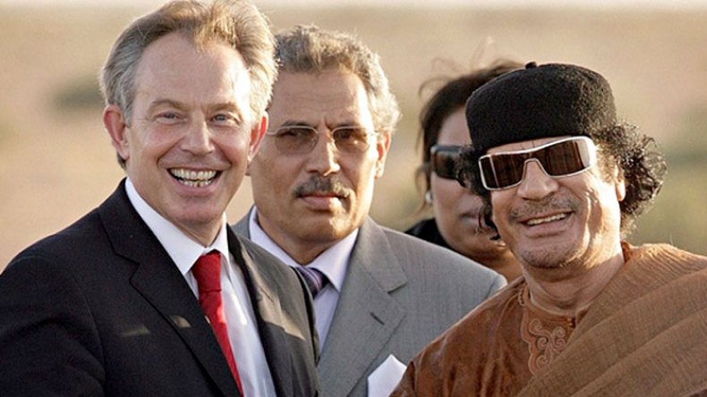 هذا ما قاله توني بلير للقذافي قبل مقتله