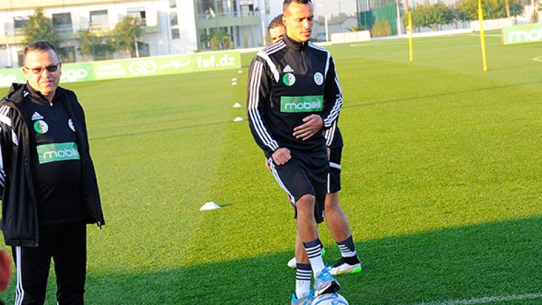 قادير يندمج في التدريبات ولا إصابات في معسكر “الخضر”