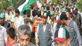 “يا مبارك خذ قرارك .. الشعب الفلسطيني في انتظارك”