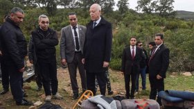 ارتفاع حصيلة ضحايا حادث الحافلة بتونس إلى 24 قتيلا