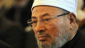 القرضاوي مستقيلا من هيئة كبار العلماء بالأزهر: “أتقدم باستقالتي للشعب المصري”