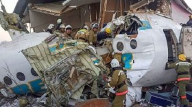 تحطم طائرة ركاب عقب إقلاعها في كازاخستان