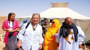 Mme Kerry Kennedy achève une visite dans les camps de réfugiés sahraouis