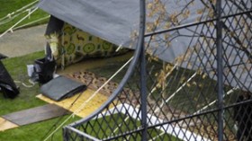 خيمة القذافي والمقرحي يثيران غضب الأمريكيين