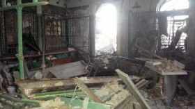 الجيش السوري يدمر ضريح خالد بن الوليد في حمص