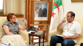 إيزابيل عجاني ووردة الجزائرية لانطلاق حفل اقتتاح المهرجان الإفريقي