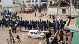 انفجار مهول للغاز بإحدى عمارات خميس مليانة