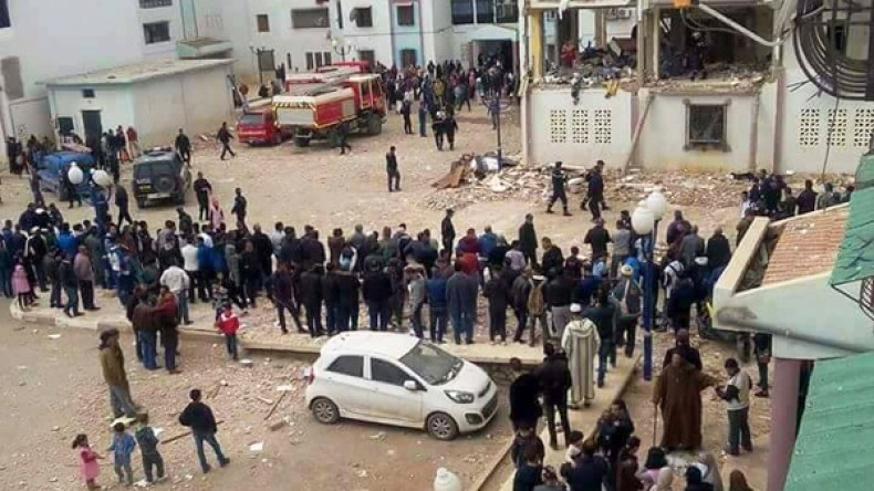 انفجار مهول للغاز بإحدى عمارات خميس مليانة
