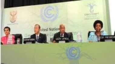 Changement climatique : Ban Ki-moon salue les décisions prises à la Conférence de Durban