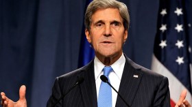 كيري يجتمع مع مبعوث الأمم المتحدة بشأن ليبيا