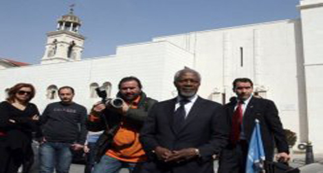 Les émissaires de Kofi Annan en Syrie partiront lundi pour Damas