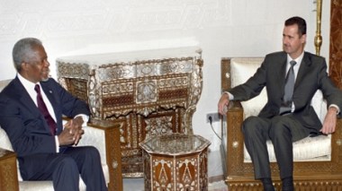 Damas salue la visite de l'émissaire de l'ONU/Ligue arabe Kofi Annan