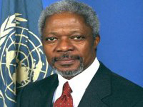 Kofi Annan nommé émissaire conjoint de l’ONU et de la Ligue arabe en Syrie