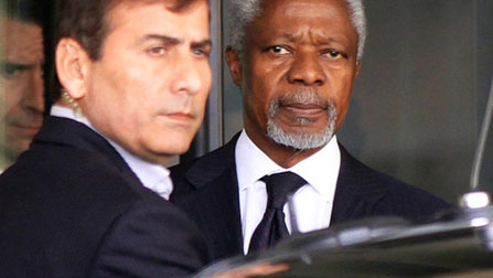 Syrie: Kofi Annan confirme avoir reçu une réponse des autorités syriennes