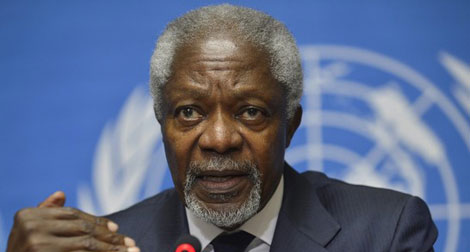 Kofi Annan attendu à Téhéran lundi