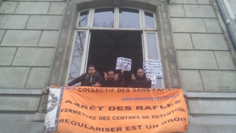 محتجون يقتحمون سفارة الفاتيكان بفرنسا تضامنا مع حراقة جزائريين