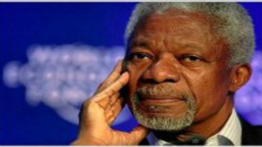 L’émissaire pour la Syrie Kofi Annan à New York pour des discussions à l’ONU