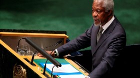 جثمان كوفي عنان يصل إلى غانا