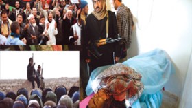 المجنون يقصف المصلين بالطيران الحربي