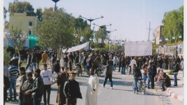 Riot police disperse protesters in Laghouat main square