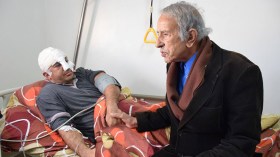 لهبيري يطمئن على الحالة الصحية للشرطيين المصابين