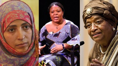 Des Nobel salués comme une victoire pour les femmes, l'Afrique et le monde   arabe