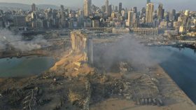 Un incendie en cours dans le sud du Liban, une explosion a été entendue